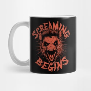 Screaming Begins - Possum 90s Inspired Mug